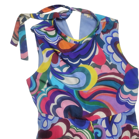 Boden Jocelyn Pleated RARE MIDI Dress Size 14 - Picture 3 of 8